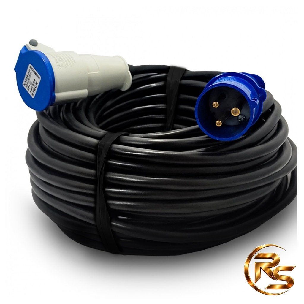 Extensão Elétrica Industrial com Cabo PP e Plugues Blindados Steck Newkon