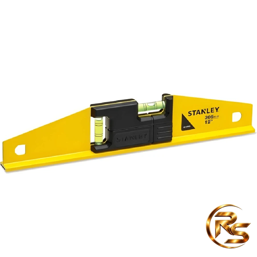 Nível de Alumínio 12" com 2 Bolhas e Base Magnética – Stanley (42-886S)
